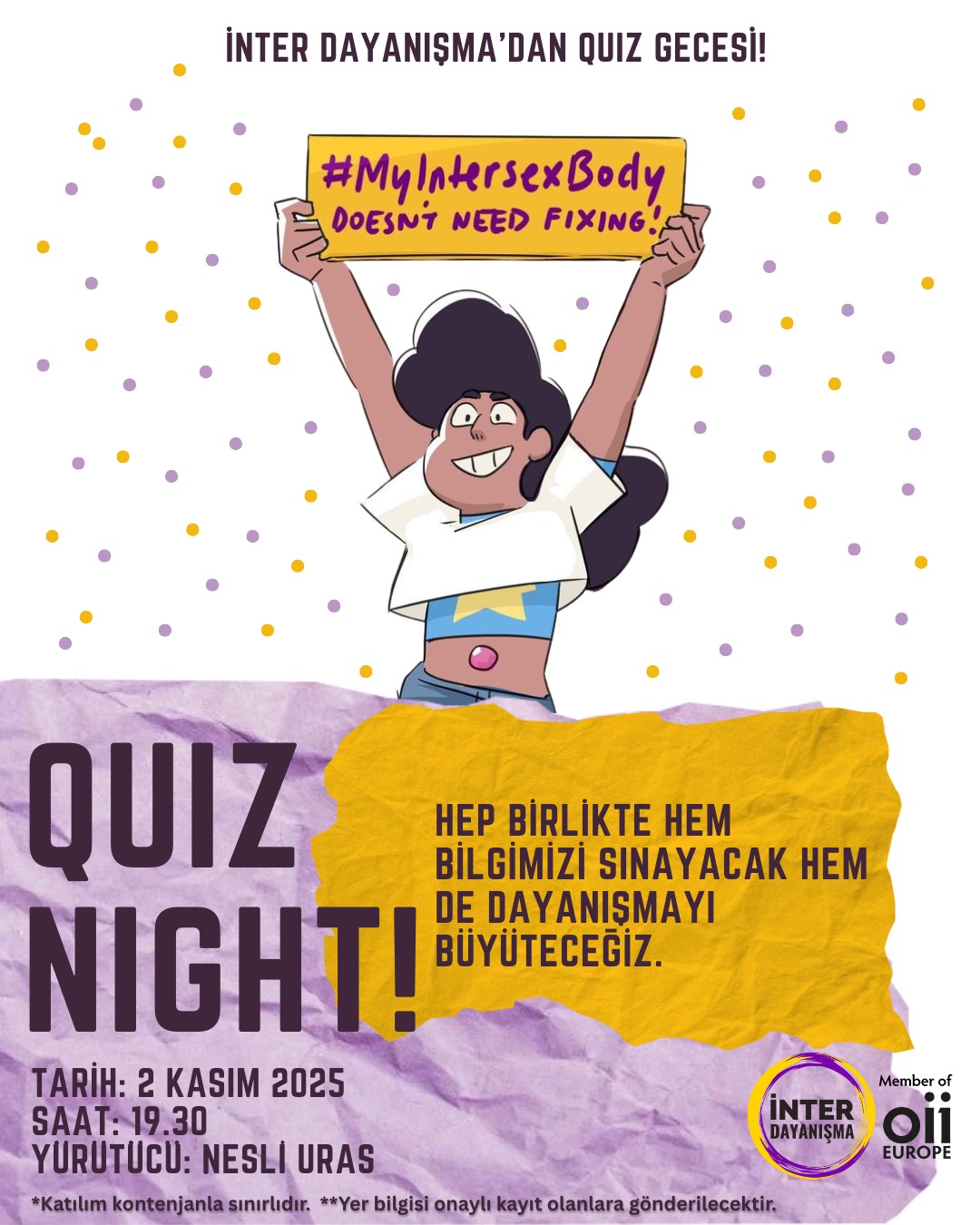 İnterseks Kuiz Gecesi